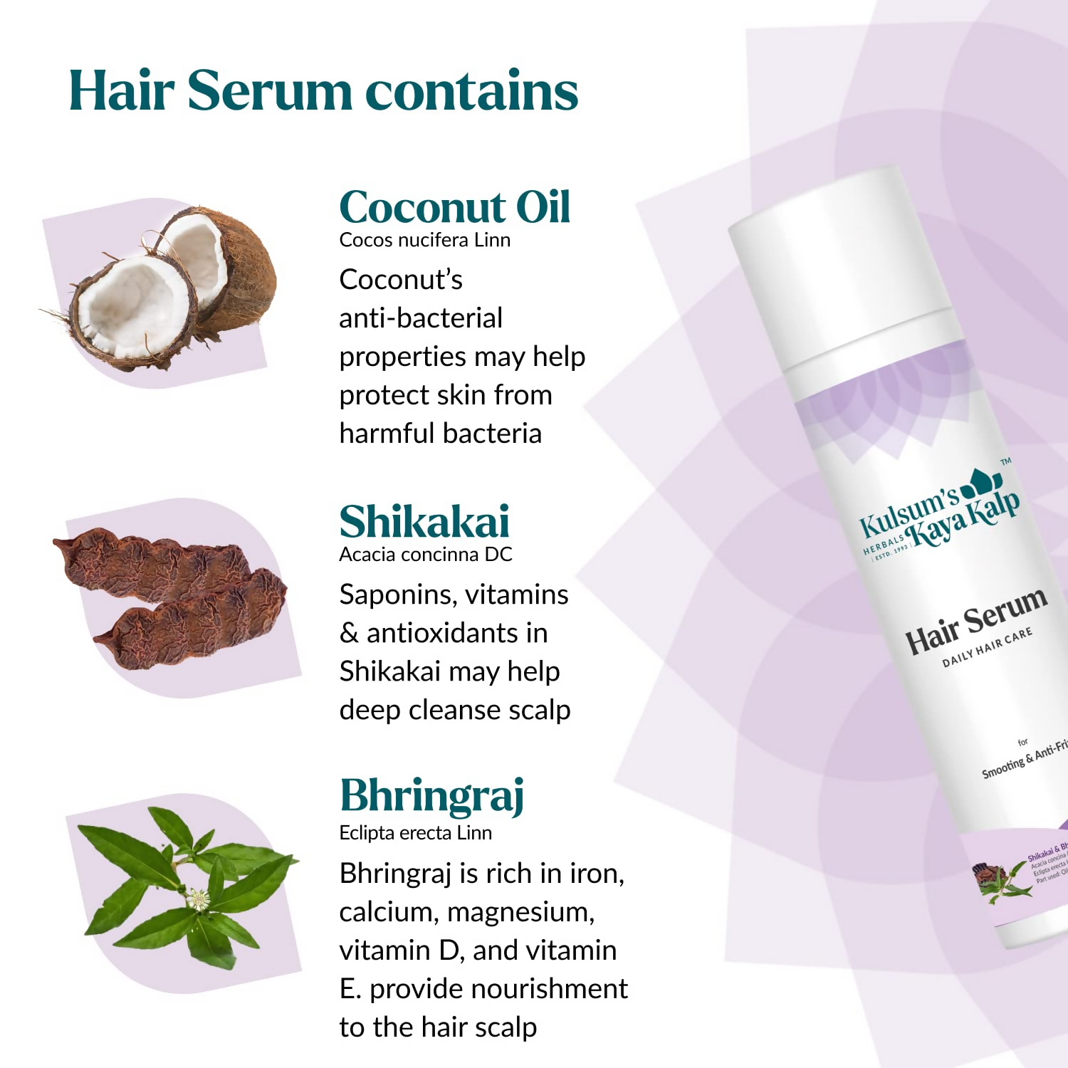 Kulsum's Kaya Kalp Hair Serum For Smoothing & Anti-Frizz