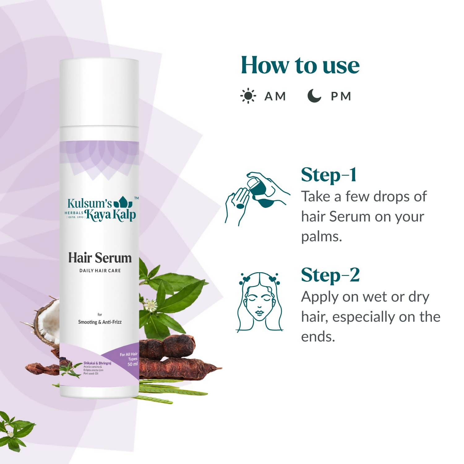 Kulsum's Kaya Kalp Hair Serum For Smoothing & Anti-Frizz