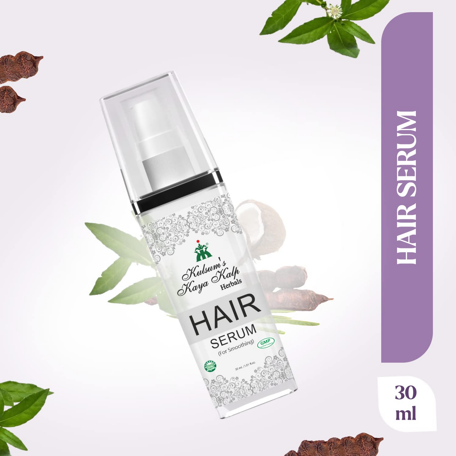 Kulsum's Kaya Kalp Hair Serum With Shikakai & Bhringraj For All Hair Types
