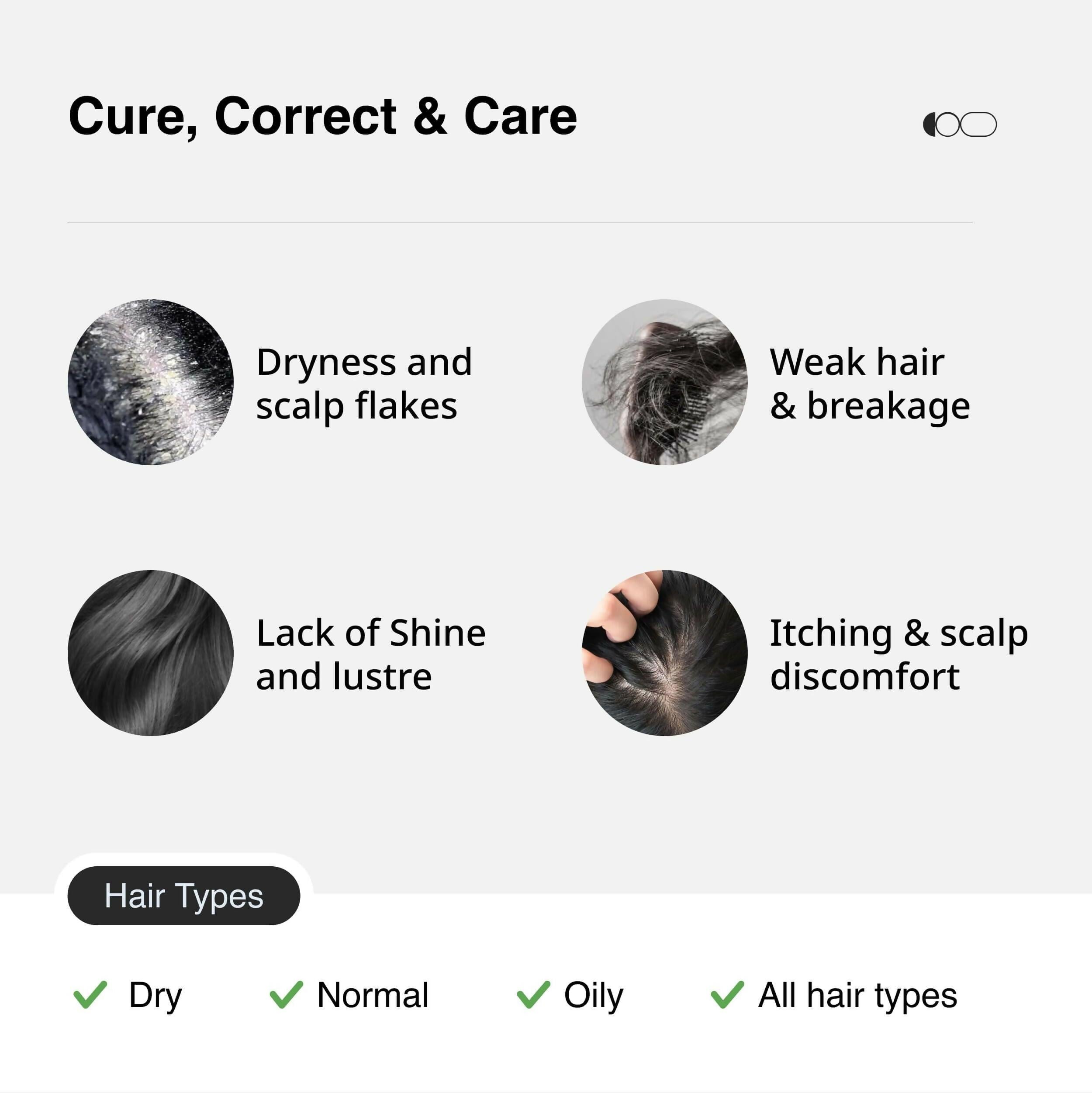 Cureskin Follicular Hair Oil - Nourishes & Strengthens with Biotin, Bhringraj and Coconut Hair Oil