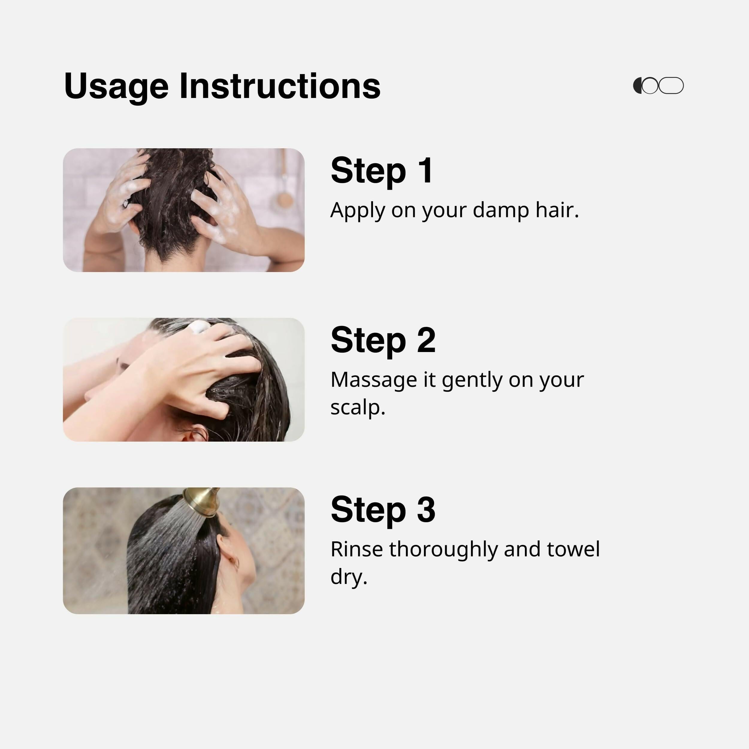 Cureskin 2 in 1 Shampoo with Conditioner with Keratin, Caffeine and Ceramide