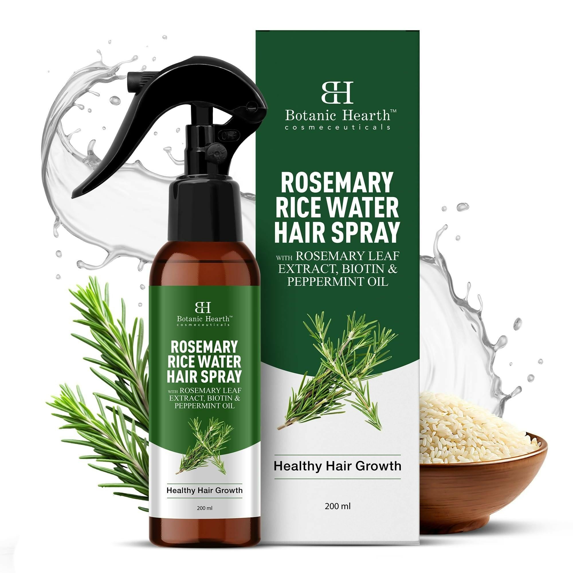 Botanic Hearth Rosemary Rice Water Spray for Hair Growth