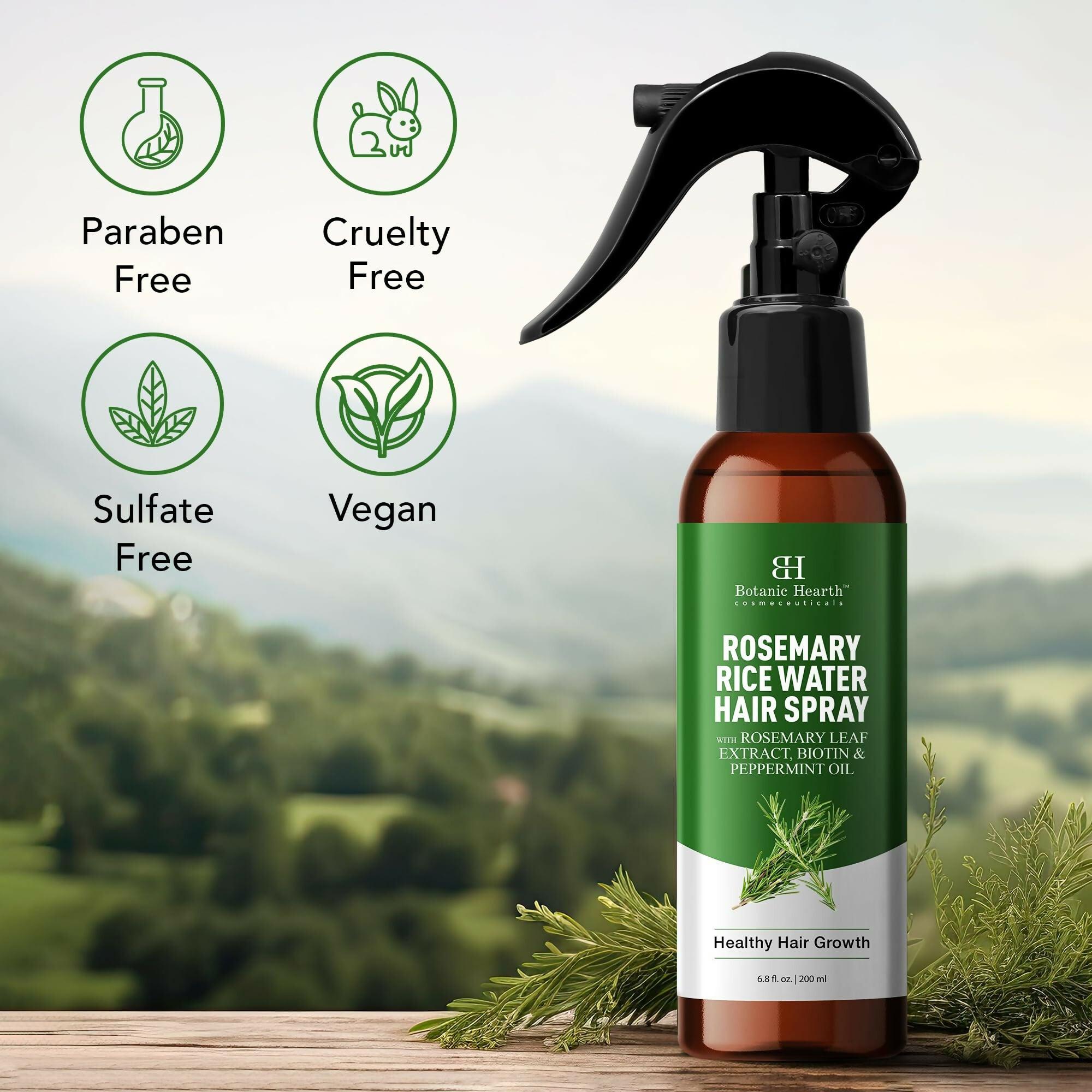Botanic Hearth Rosemary Rice Water Spray for Hair Growth