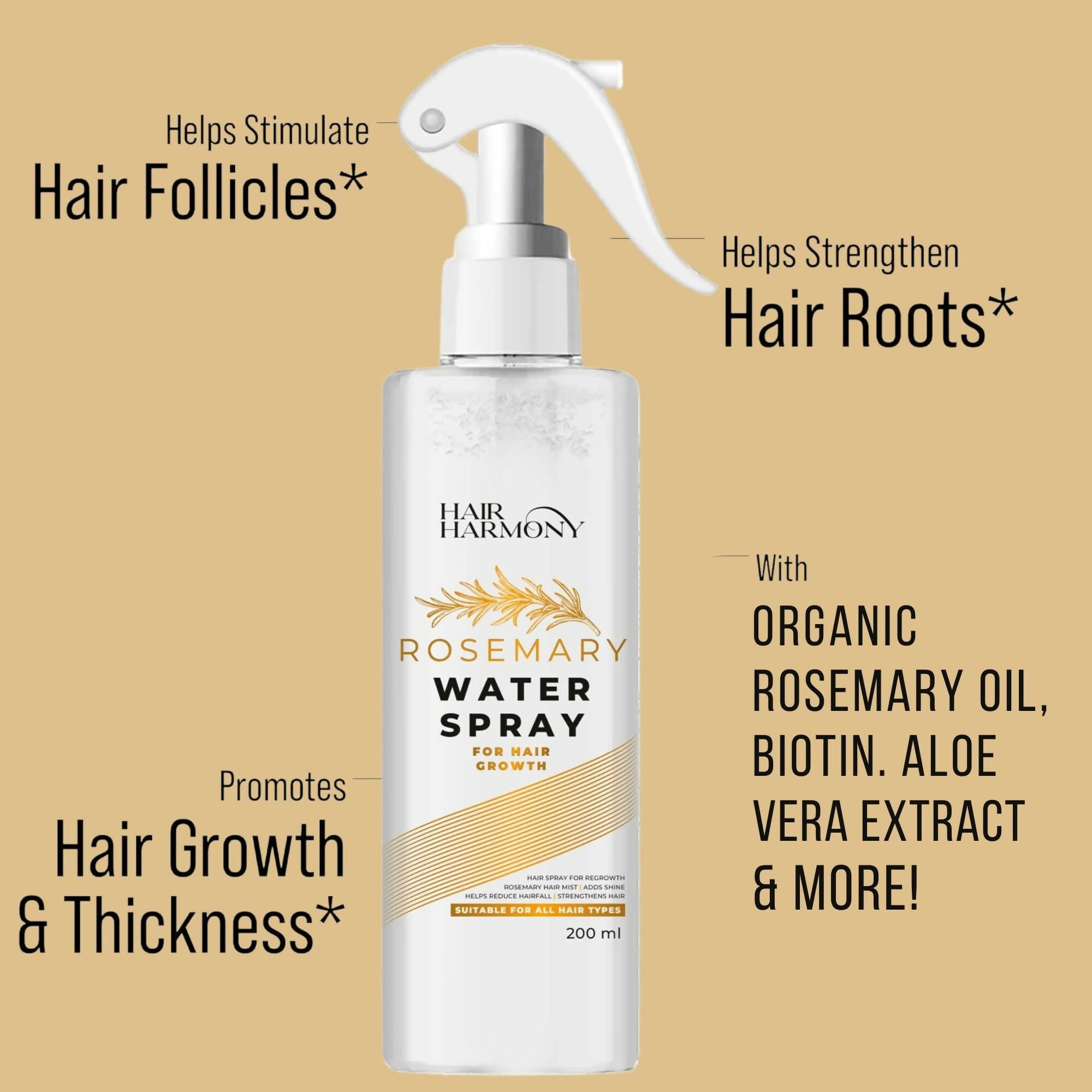 Hair Harmony Rosemary Water Spray For Hair Growth