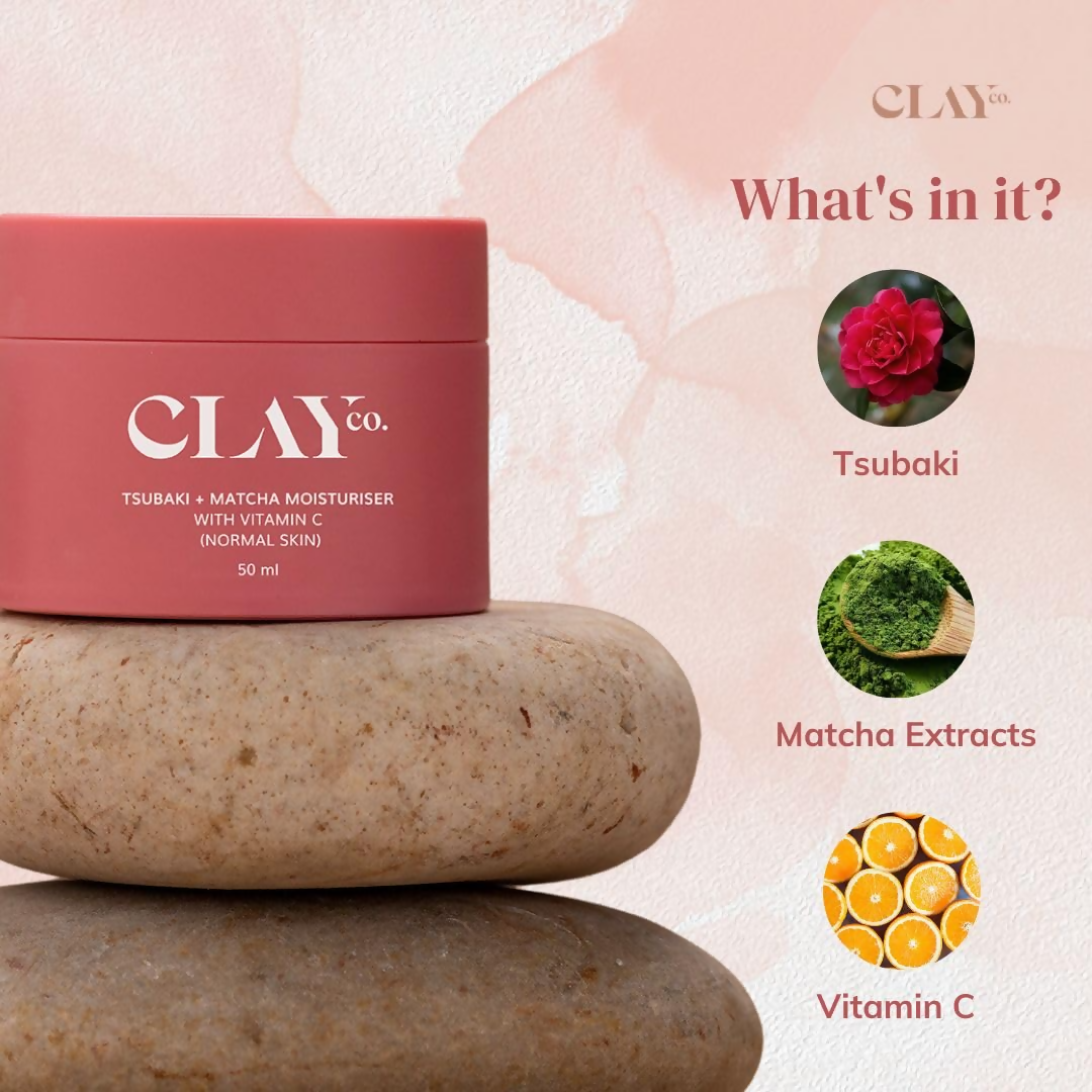 Clayco Tsubaki + Matcha Moisturizer With Vitamin C