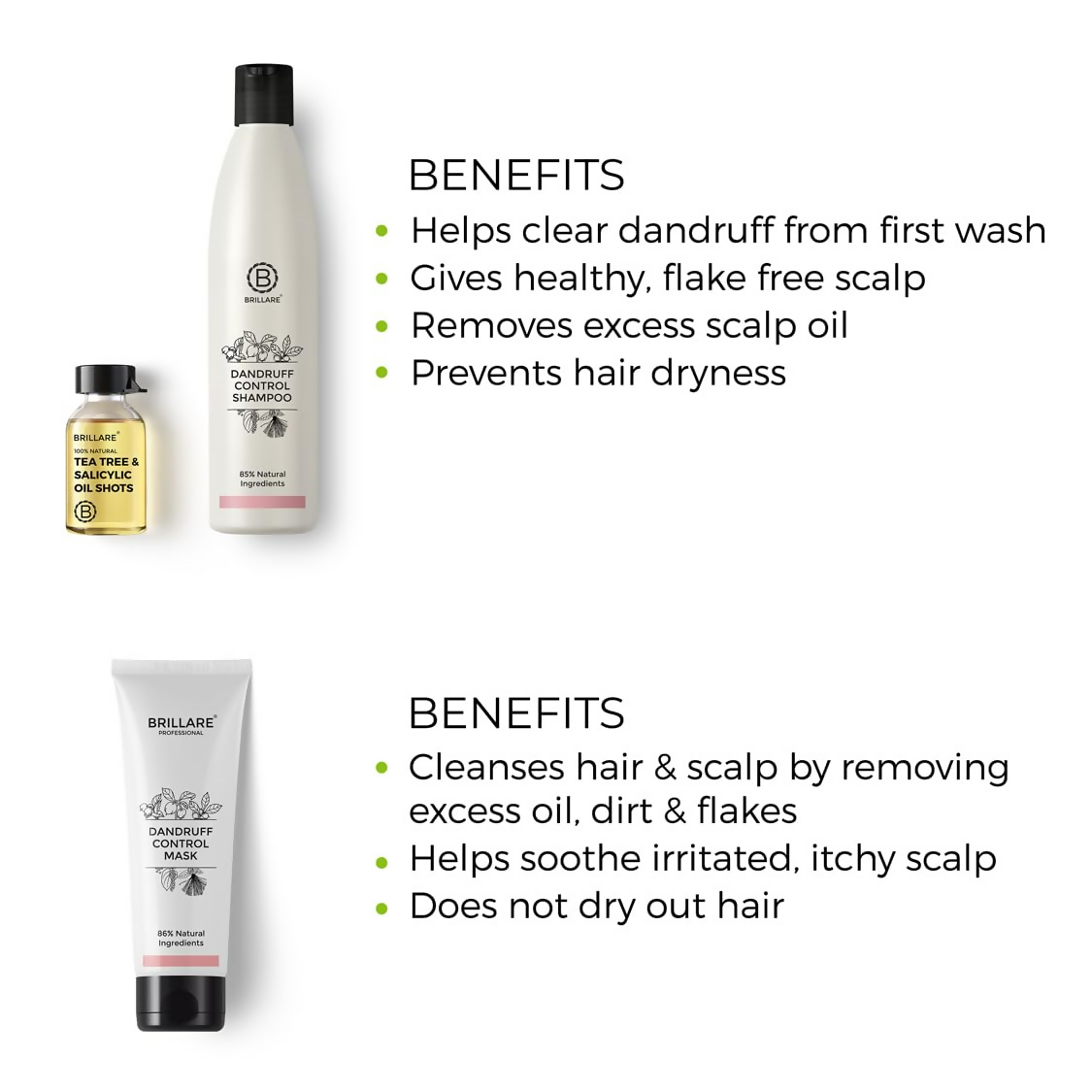 Brillare Anti Dandruff Treatment Combo