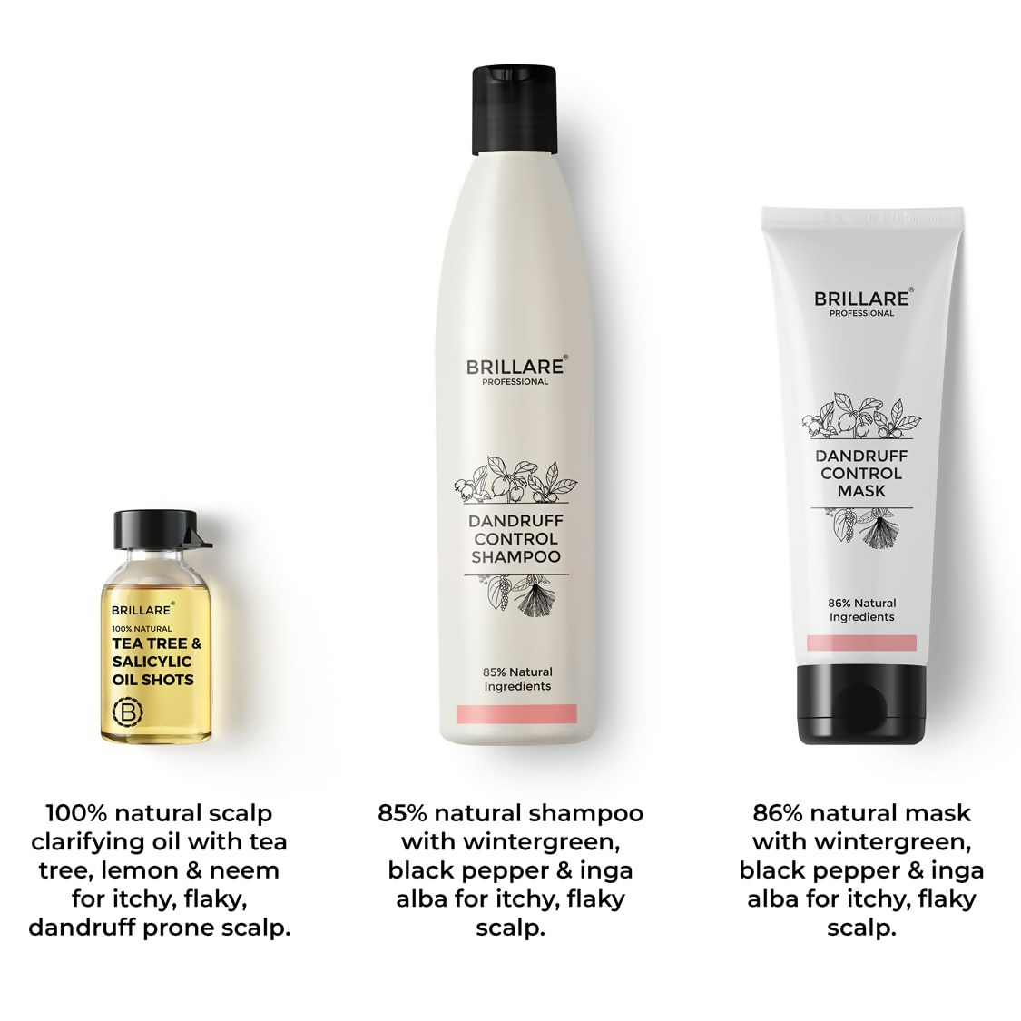 Brillare Anti Dandruff Treatment Combo