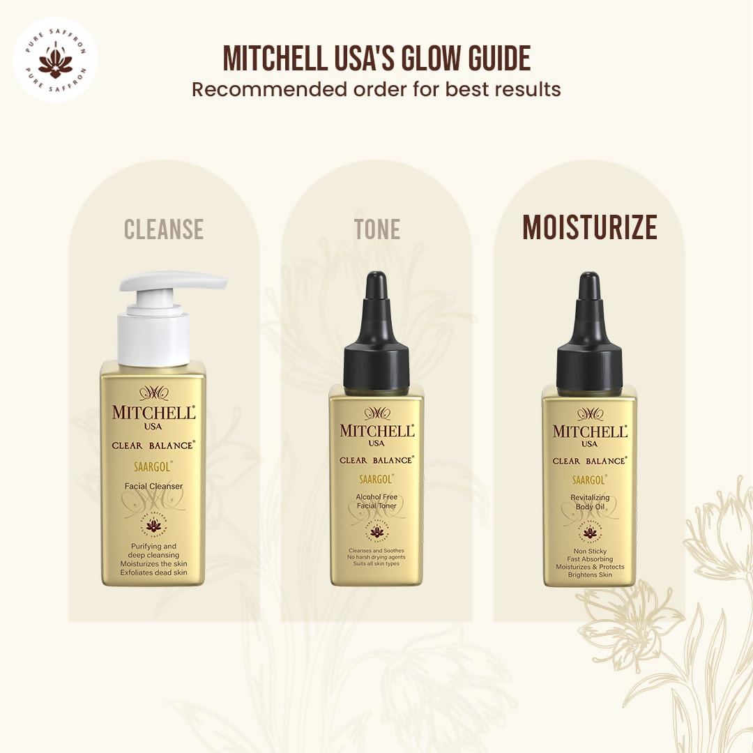 Mitchell USA Clear Balance Saargol Revitalizing Body Oil