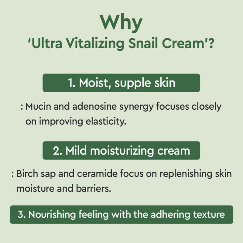 Dewytree Ultra Vitalizing Korean Snail Cream
