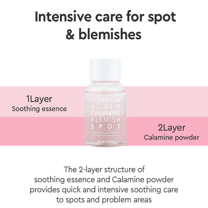 Dewytree The Clean Lab Ac Dew Calamine Blemish Spot