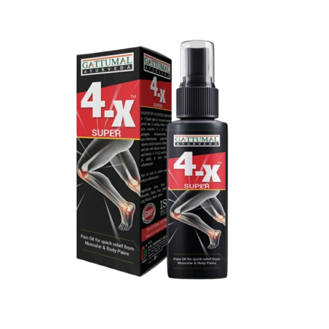 Gattumal Ayurveda 4-X Super Pain Oil