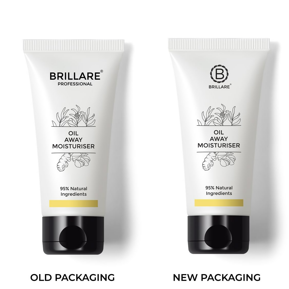 Brillare Oil Away Natural Moisturiser With Tea Tree and Turmeric For Oily