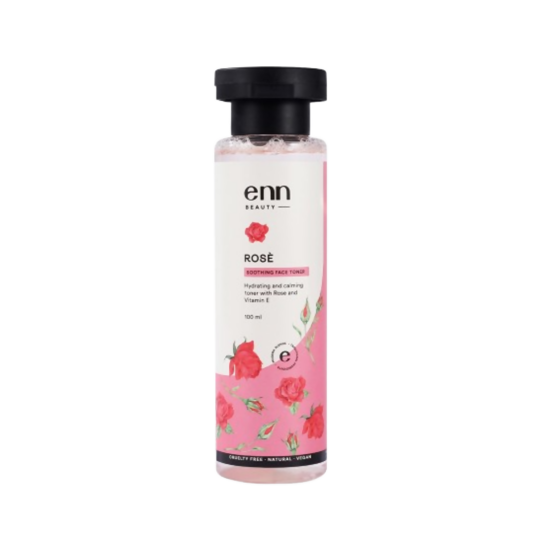Enn Rose Water Soothing Face Toner With Natural Rose & Vitamin E For Pore Tightening