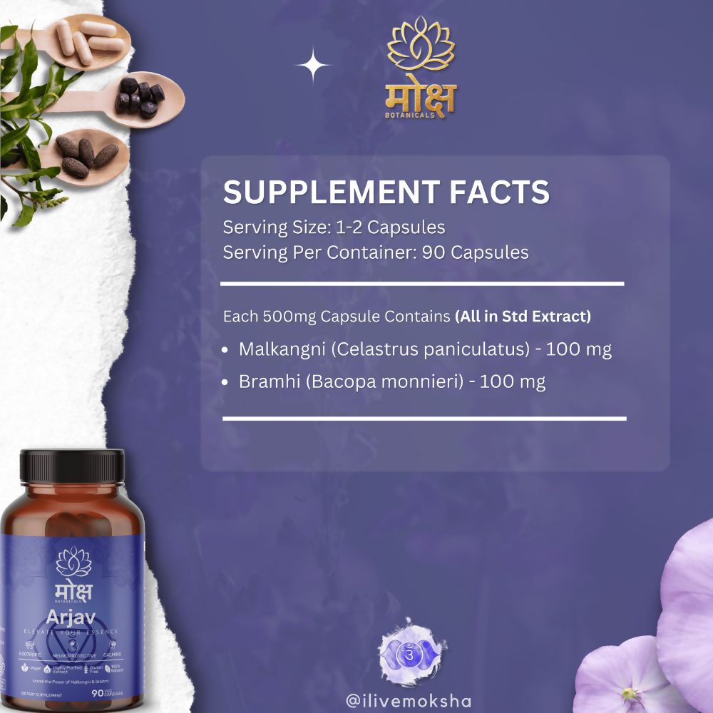 Moksha Botanicals Arjav Capsules