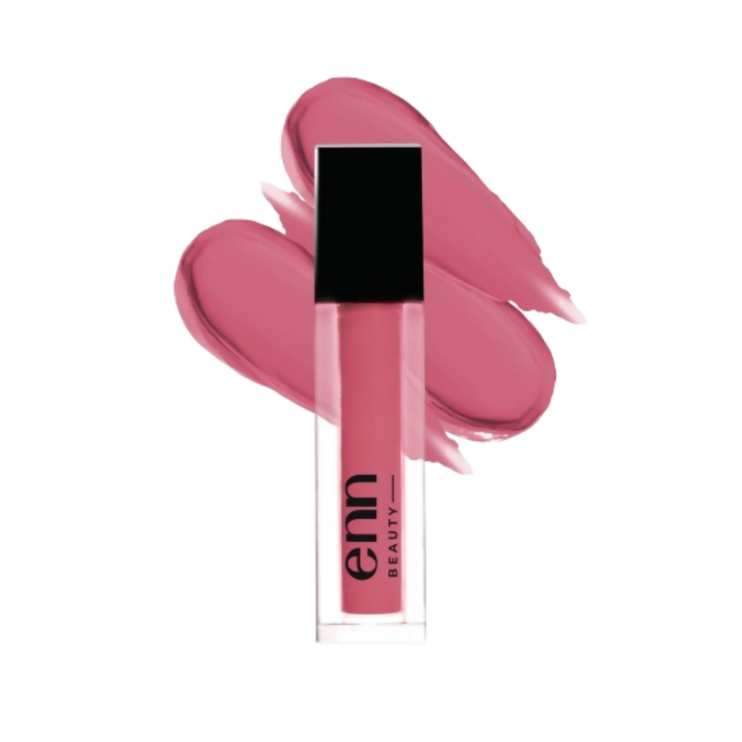 Enn Semi Matte Red Liquid Lipstick - Cosmo Pink