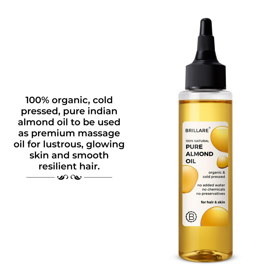 Brillare 100% Natural Pure Almond Oil