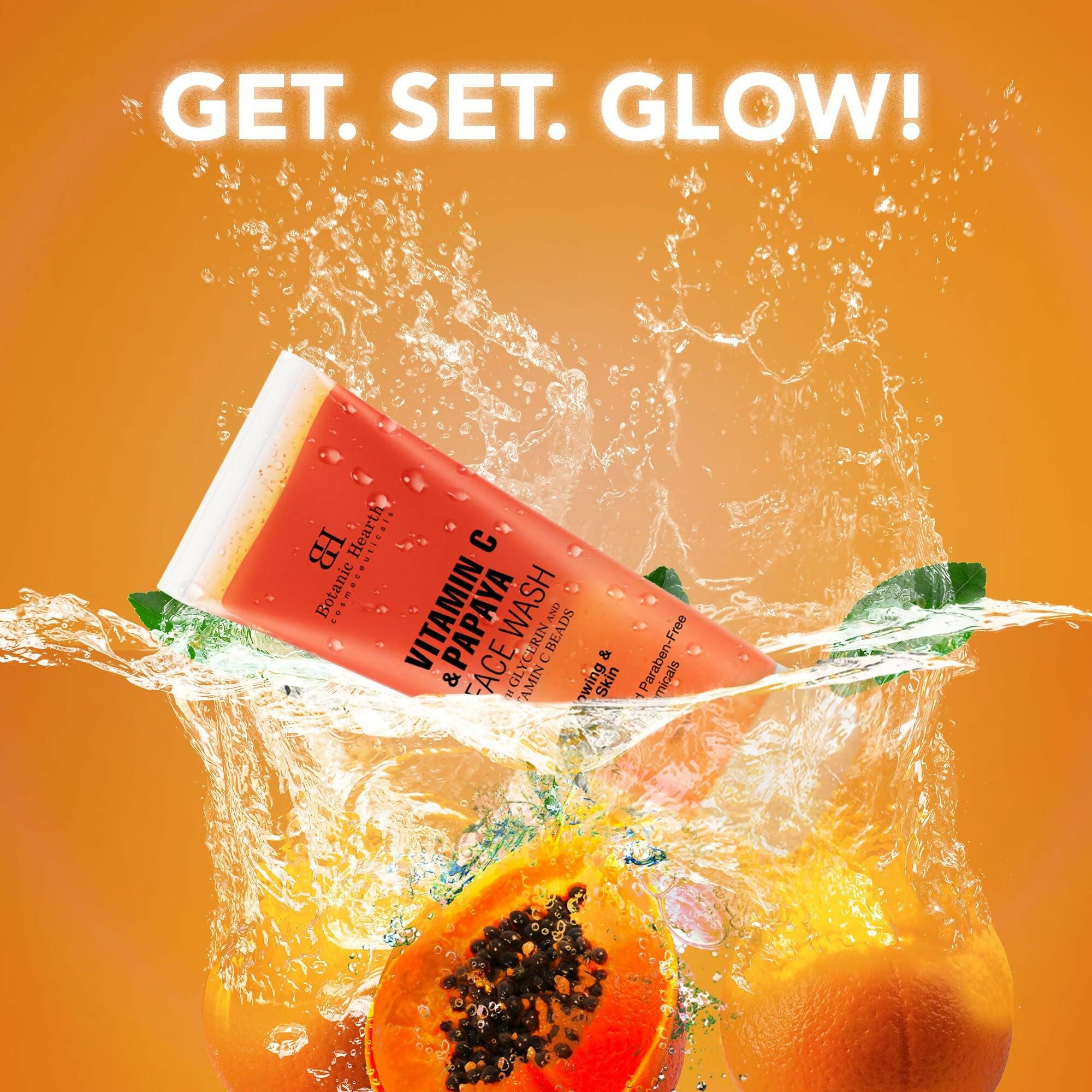 Botanic Hearth Vitamin C & Papaya Cleanser Face Wash For Glowing & Radiant Skin