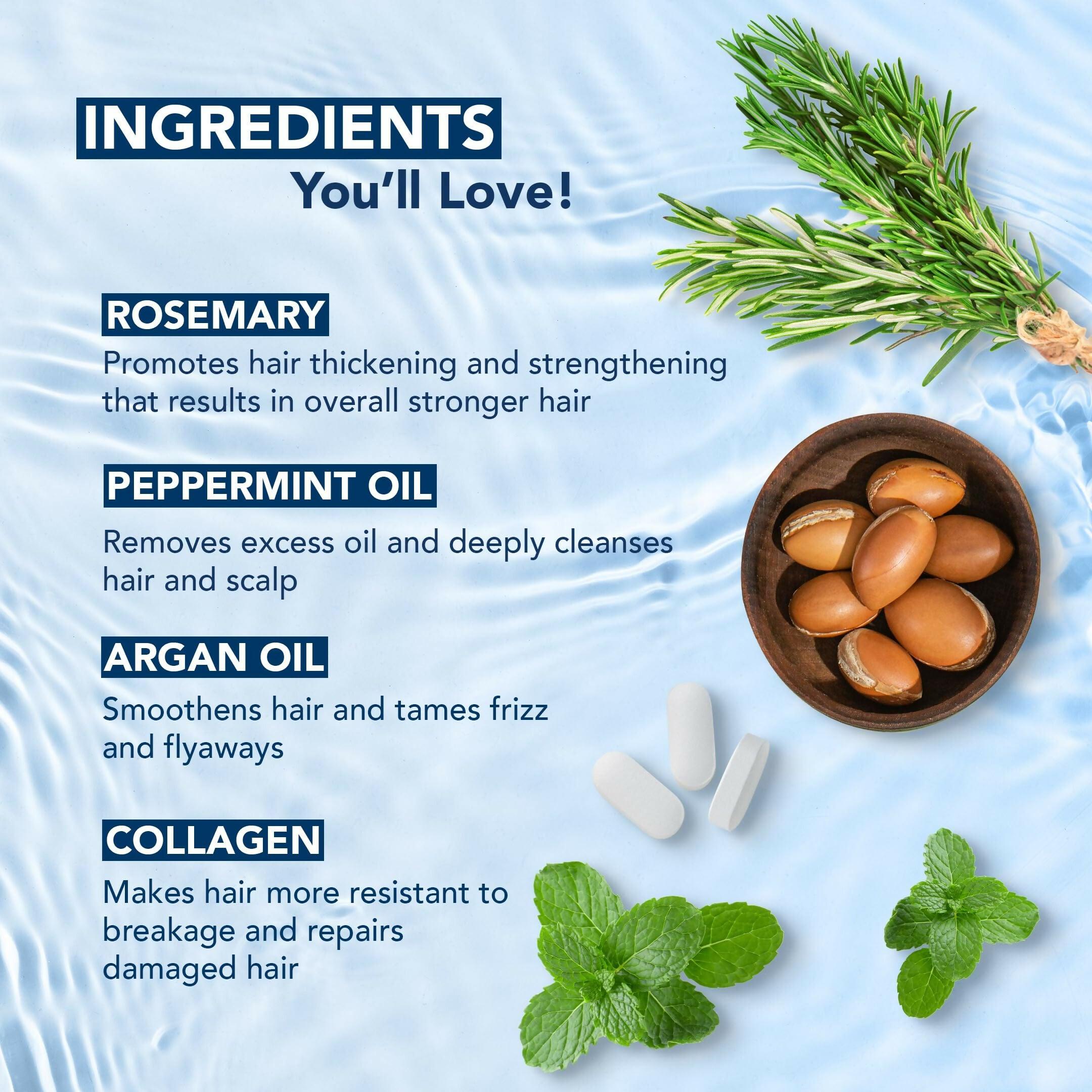 Botanic Hearth Rosemary Mint Shampoo with Peppermint Oil, Jojoba Oil & Collagen