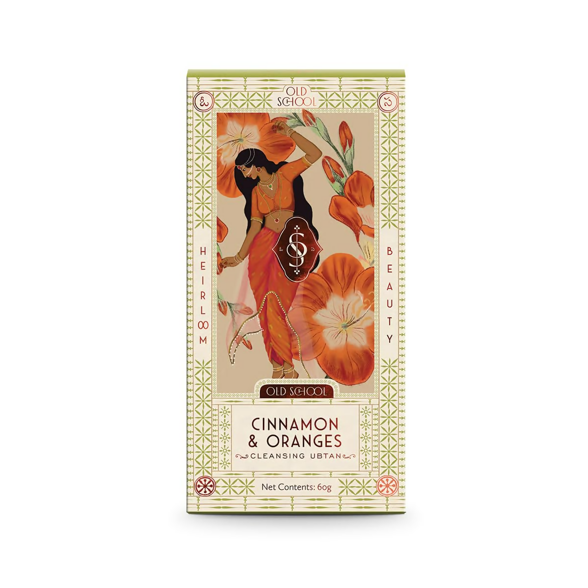 Old School Rituals Cinnamon & Oranges Cleansing Ubtan Natural Exfoliating Face Wash Powder