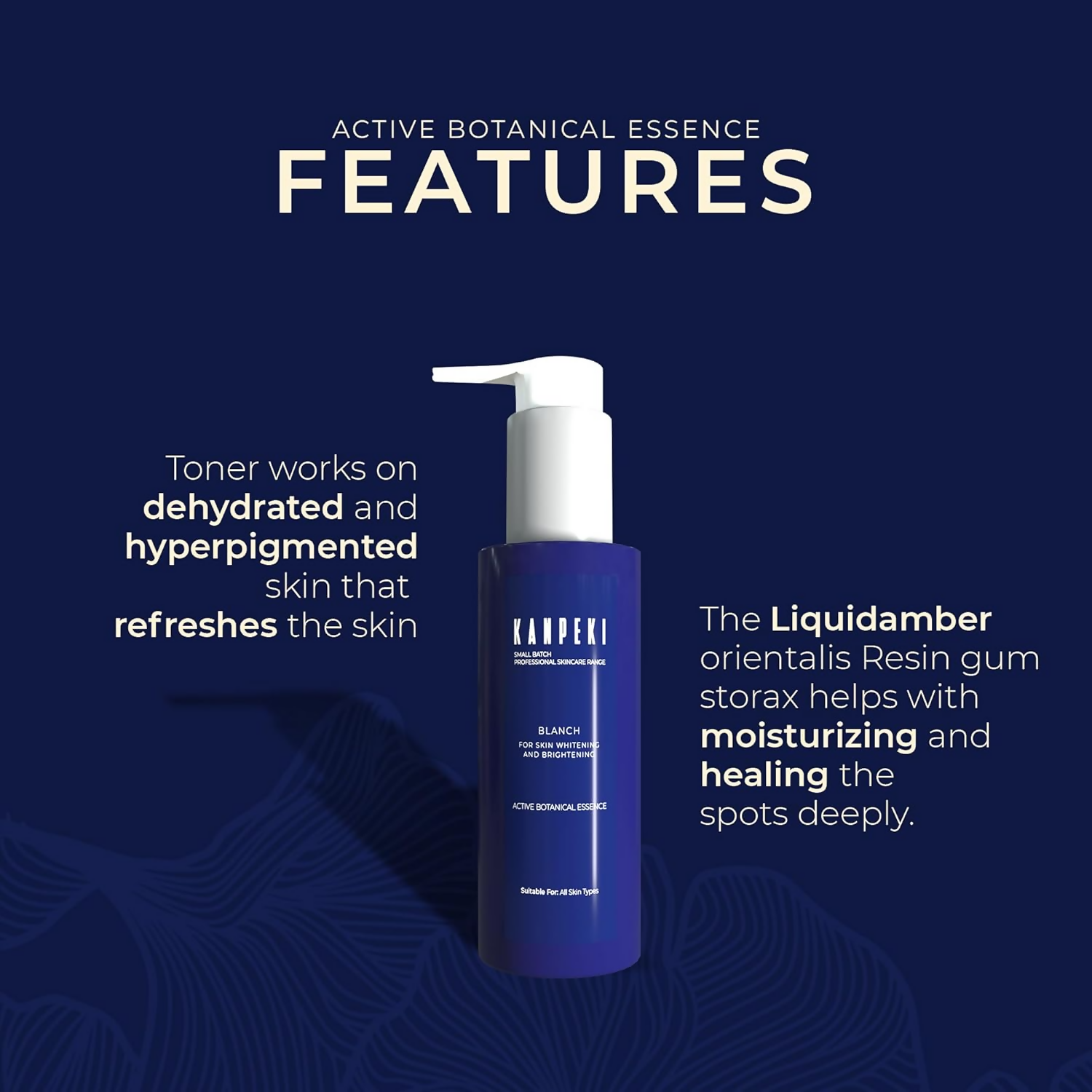 Kanpeki Blanch Active Botanical Essence| Skin Toner for Daily Use