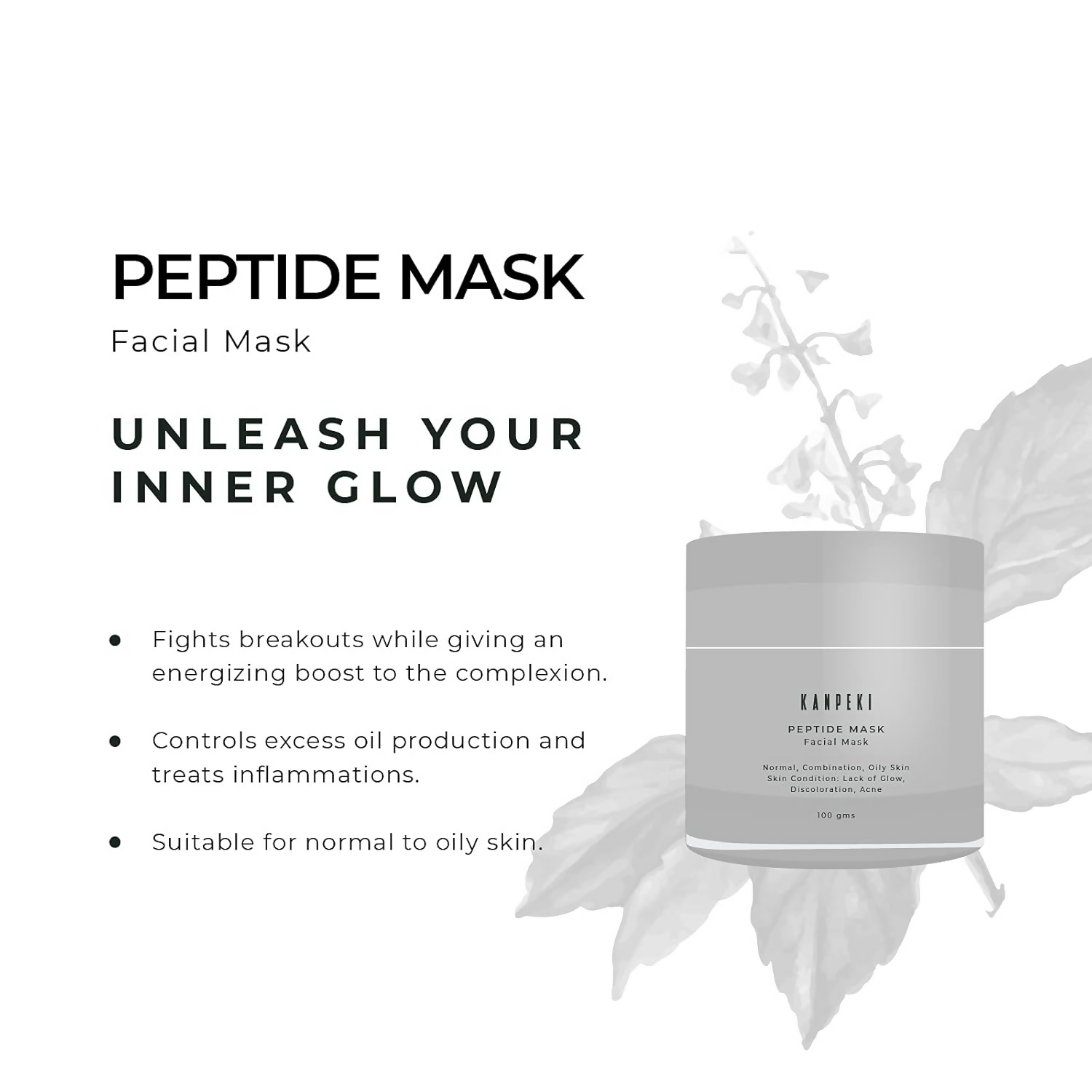 Kanpeki Peptide Facial Mask