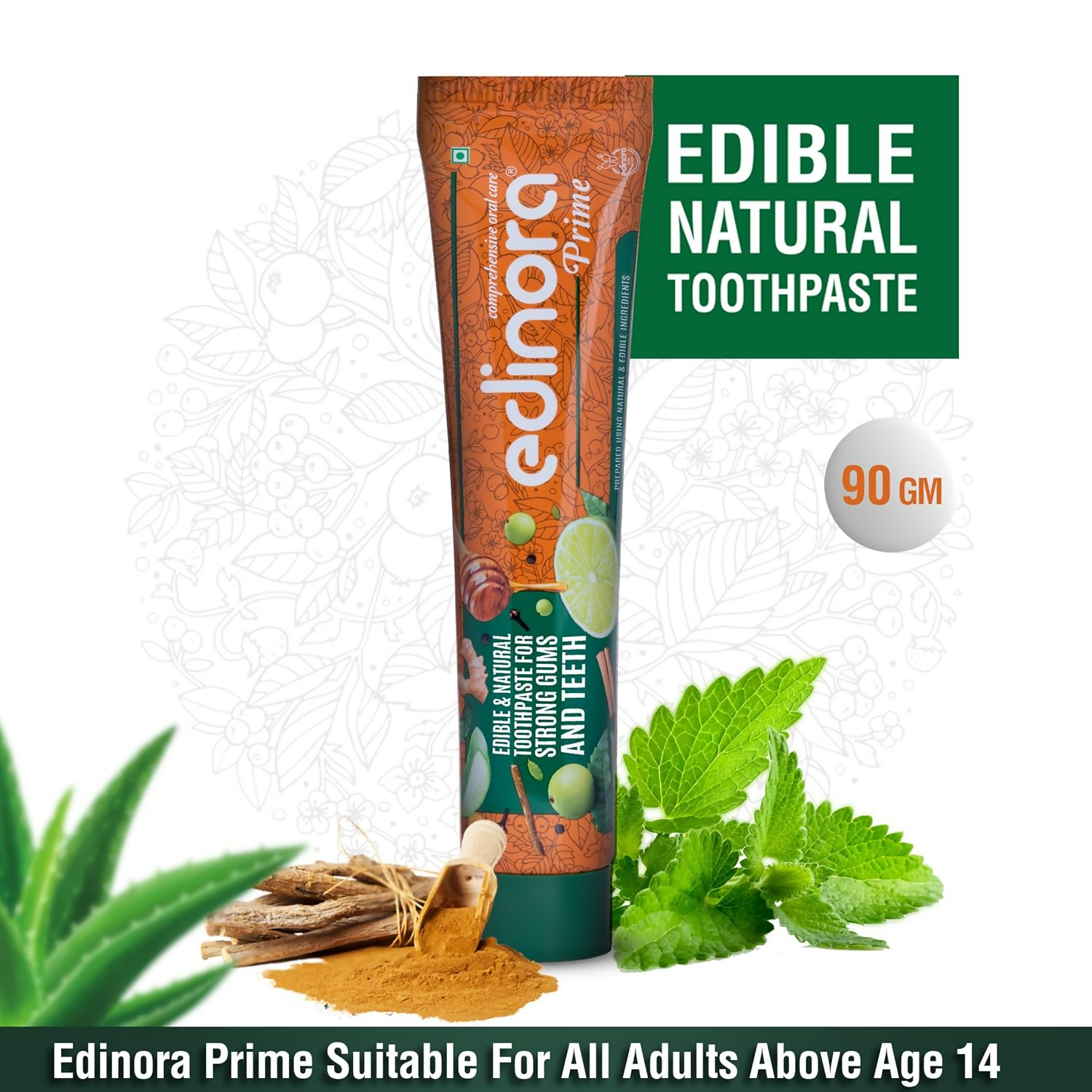 Edinora Prime Ayurvedic Toothpaste