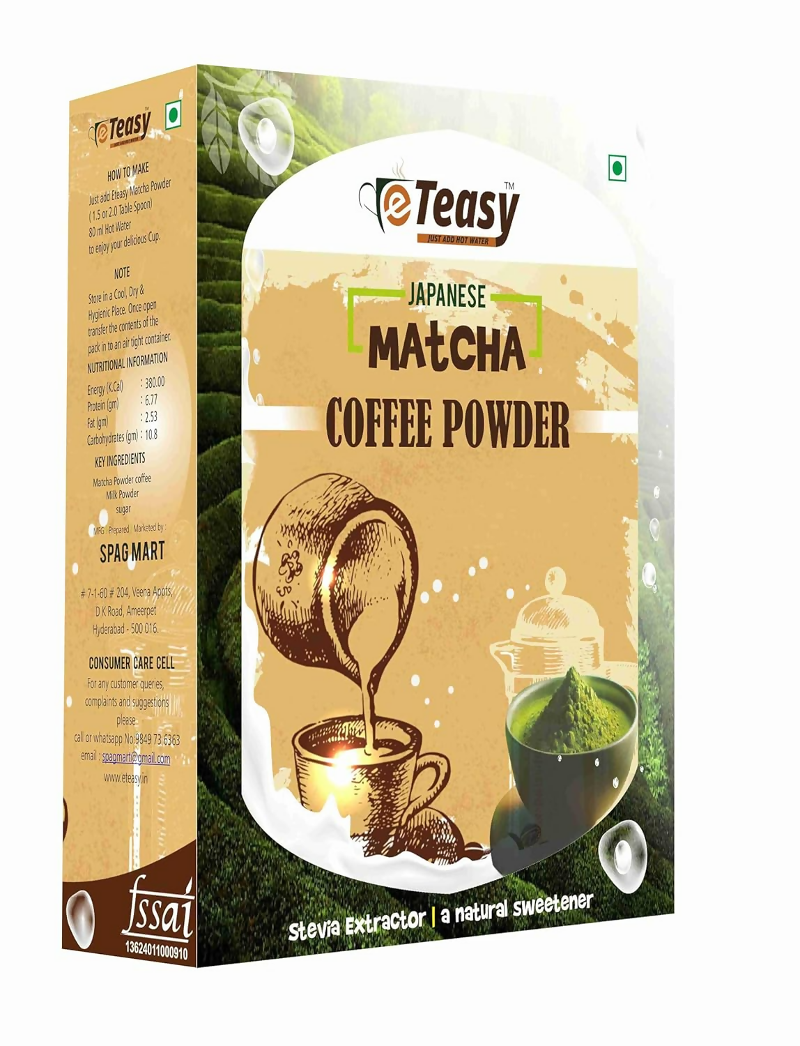 Eteasy Japanese Matcha Coffee Powder