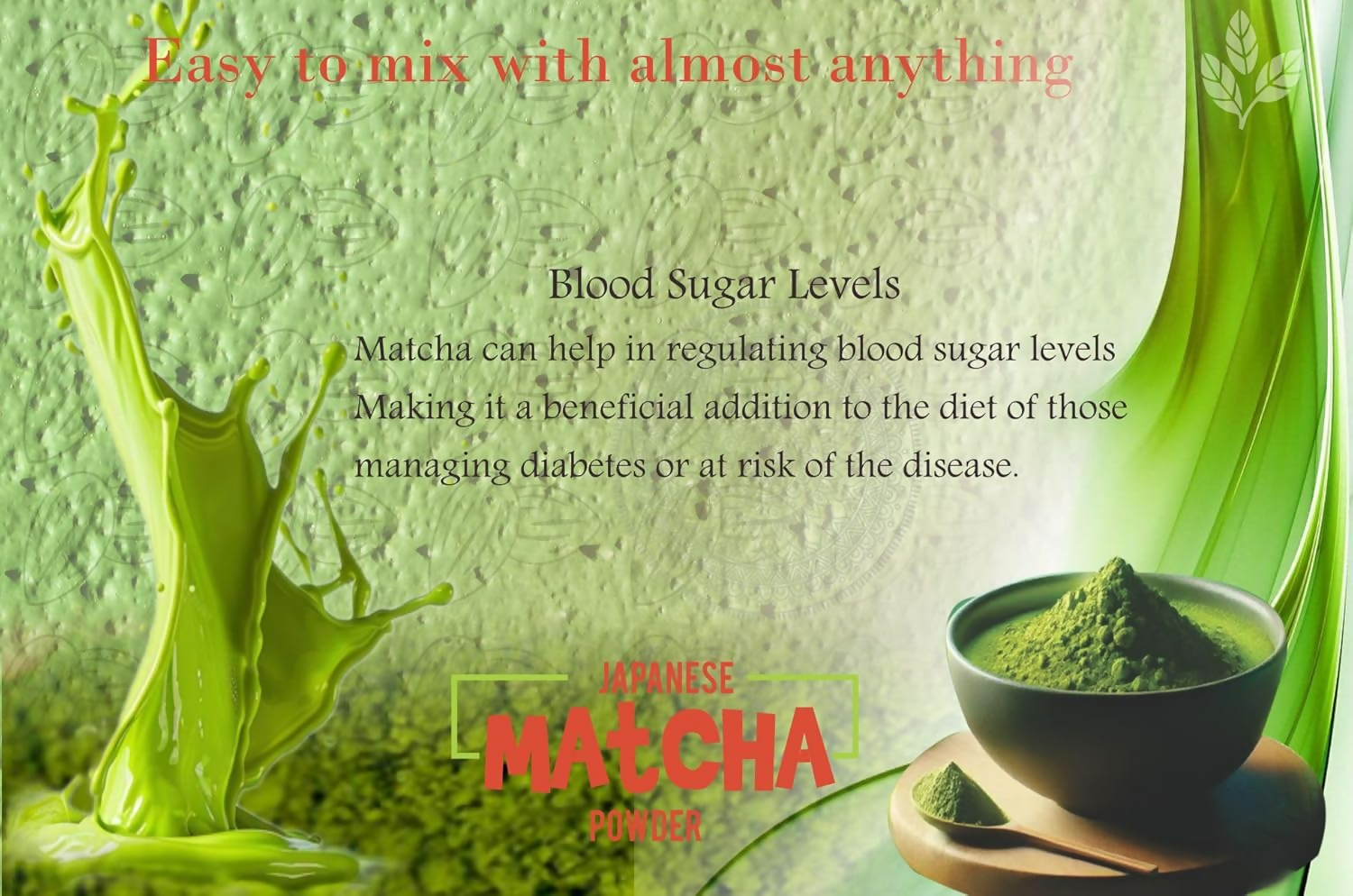 Eteasy Matcha Green Rose Petals Lemon Herbal Tea Powder