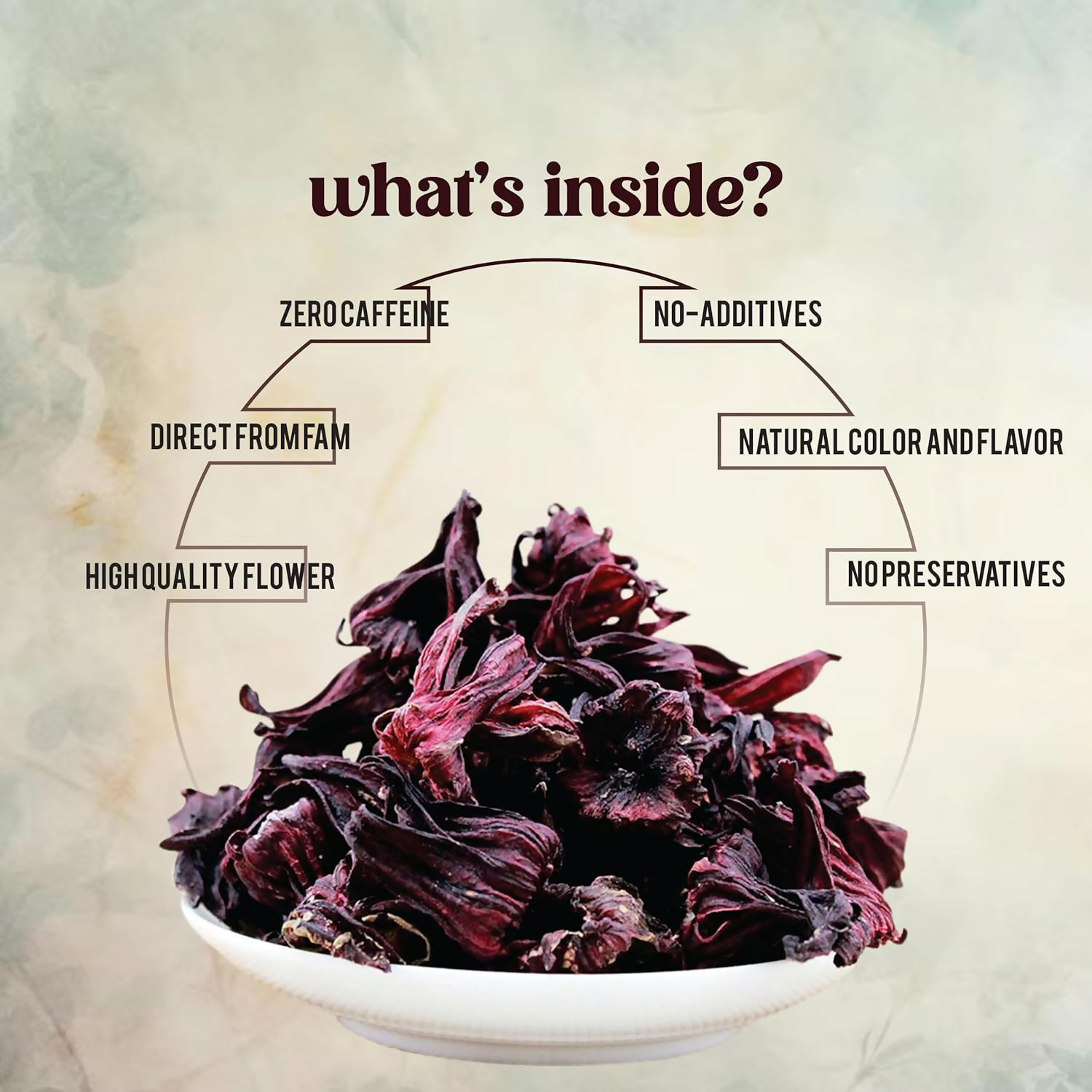 Eteasy Japanese Matcha Sun Dried Hibiscus Flower Powder