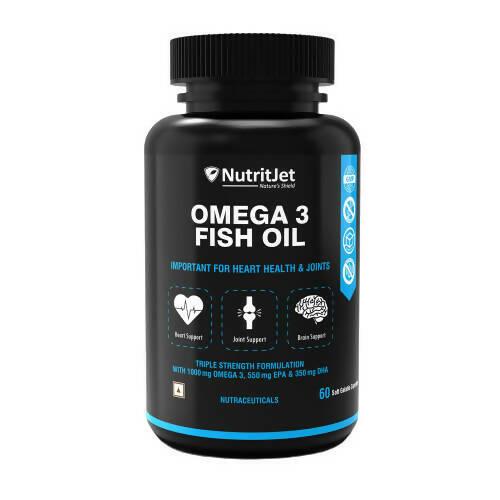 NutritJet Omega 3 Fish Oil 1000mg Capsules