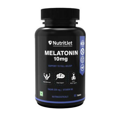 NutritJet Melatonin 10mg Veg Tablets