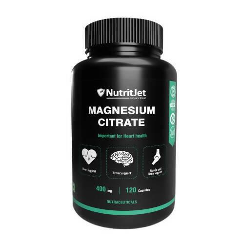 NutritJet Magnesium Citrate 400mg Capsules