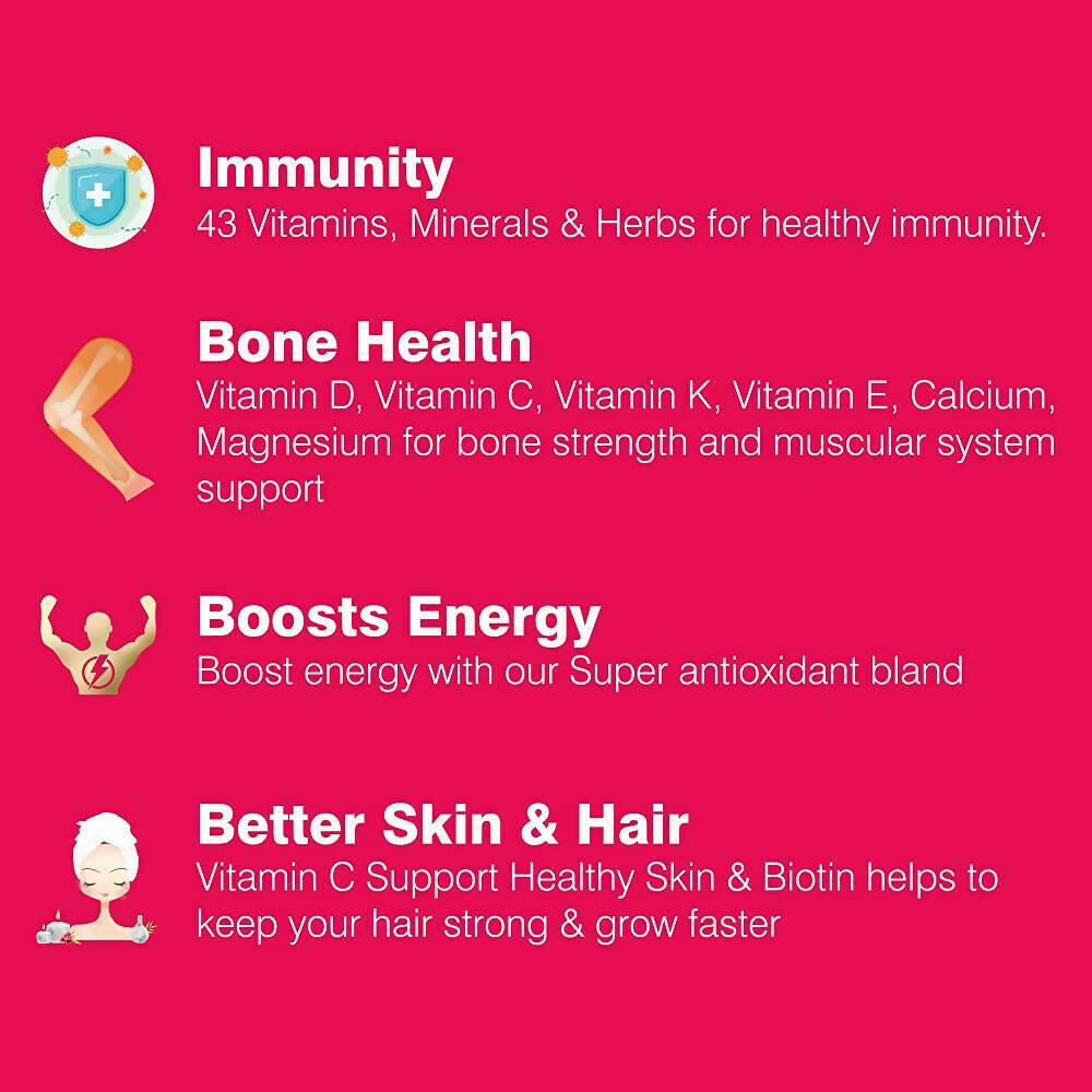 NutritJet Multivitamins Tablets for Immunity Booster