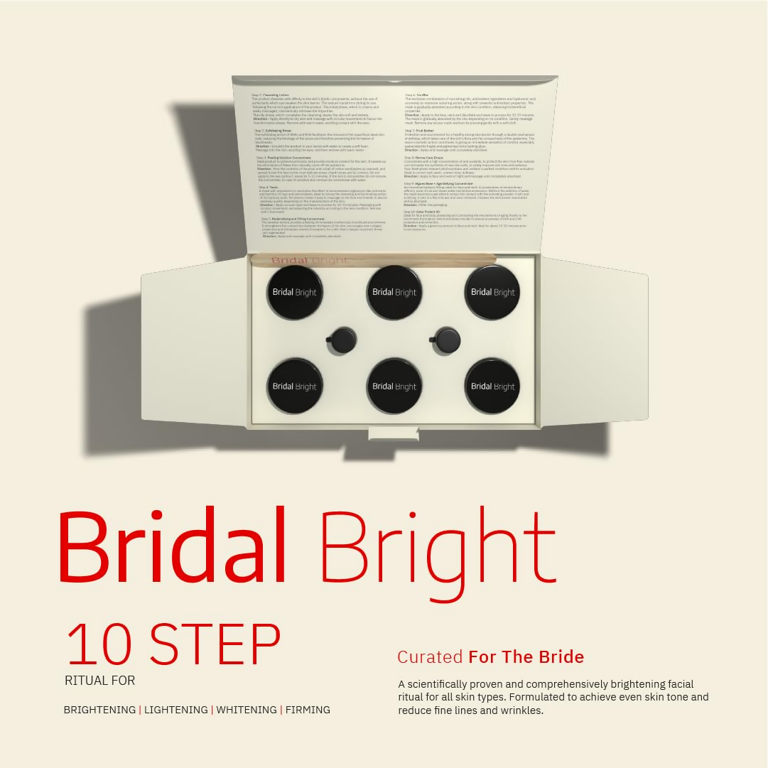 Kanpeki Pro 10 Step Bridal Bright Facial Kit