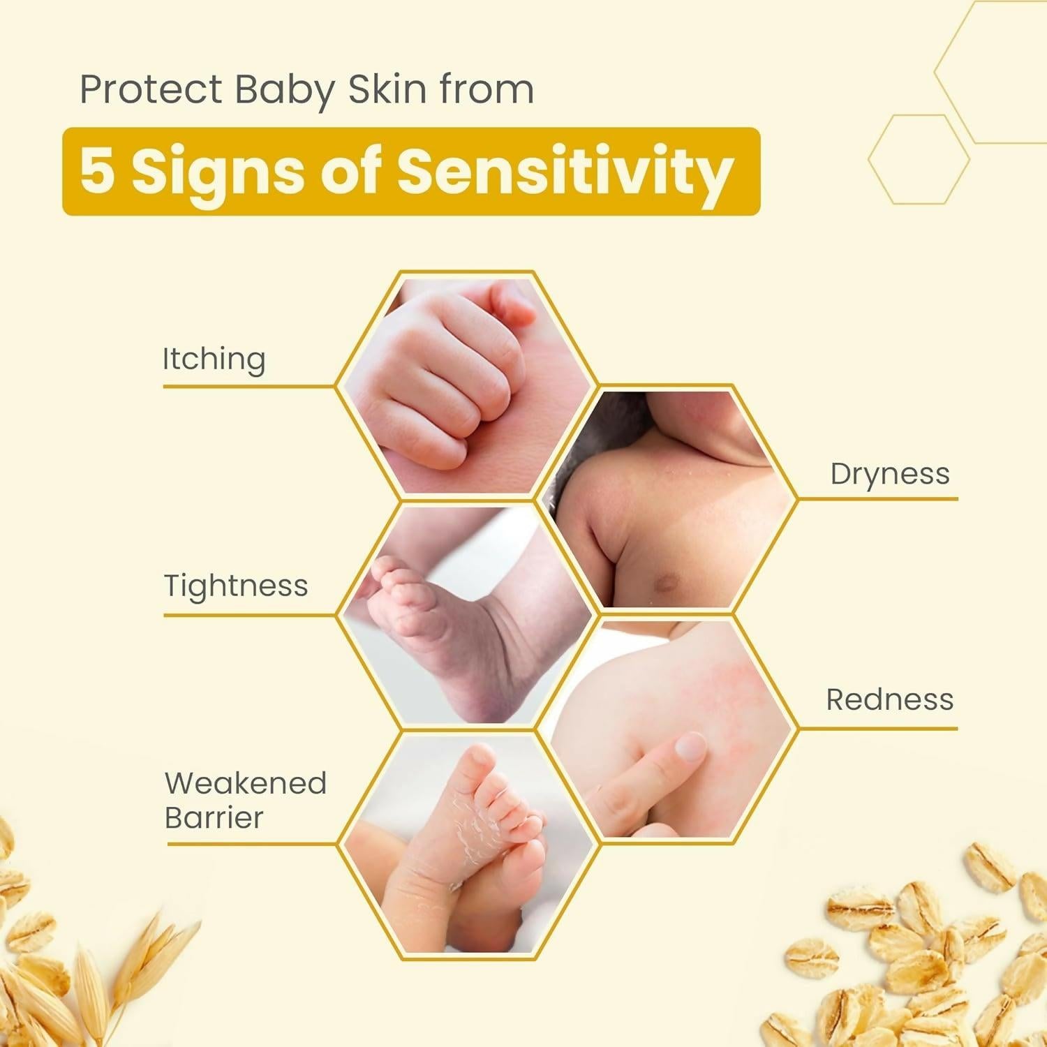 Mother Sparsh Simply Unscented Baby Face Cream with Oatmeal, for Sensitive Skin