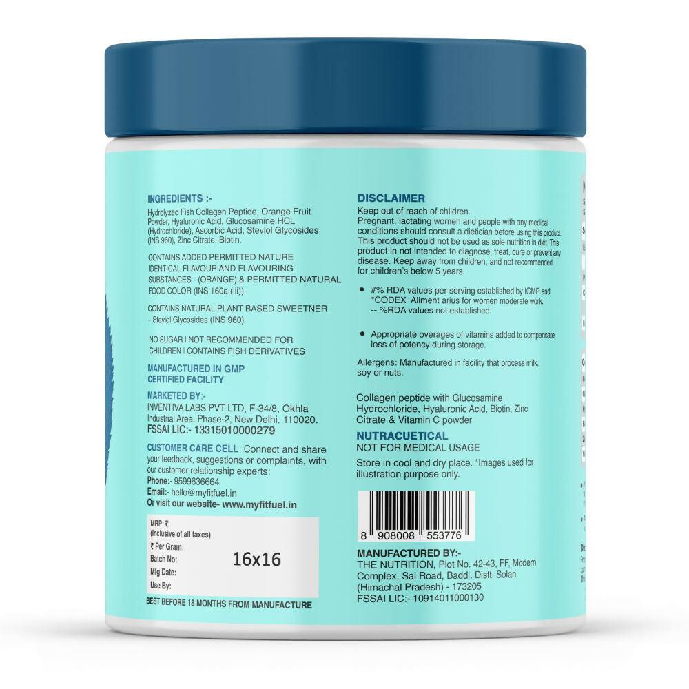 MyFitFuel Hydrolyzed Marine Collagen - Orange