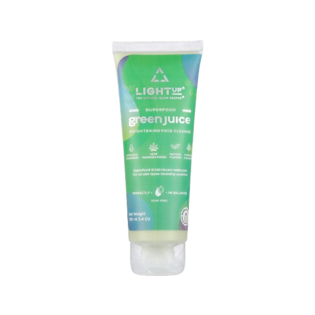 Light Up Superfood Brightening Green Juice Face Cleanser