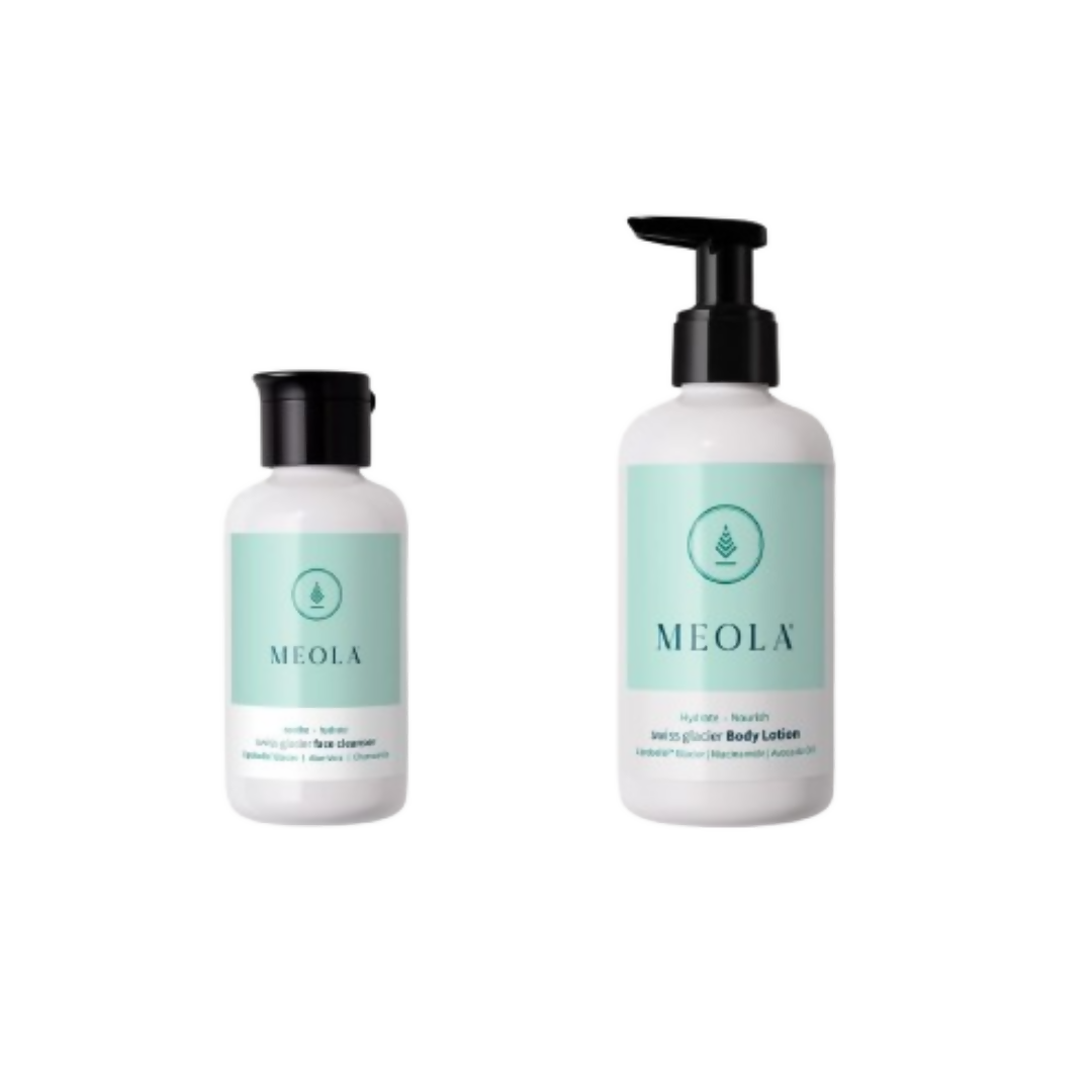 Meola Skincare Face Cleanser + Body Lotion Combo