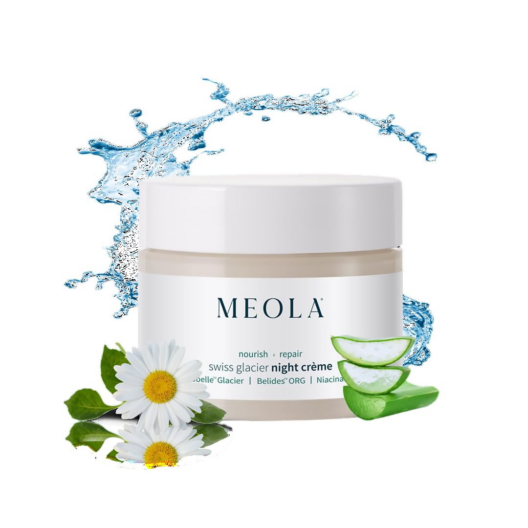 Meola Swiss Glacier Night Cream With Niacinamide