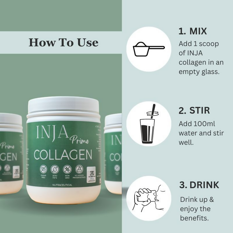 Inja Prime Finest Hydrolyzed Marine Collagen - Unflavoured