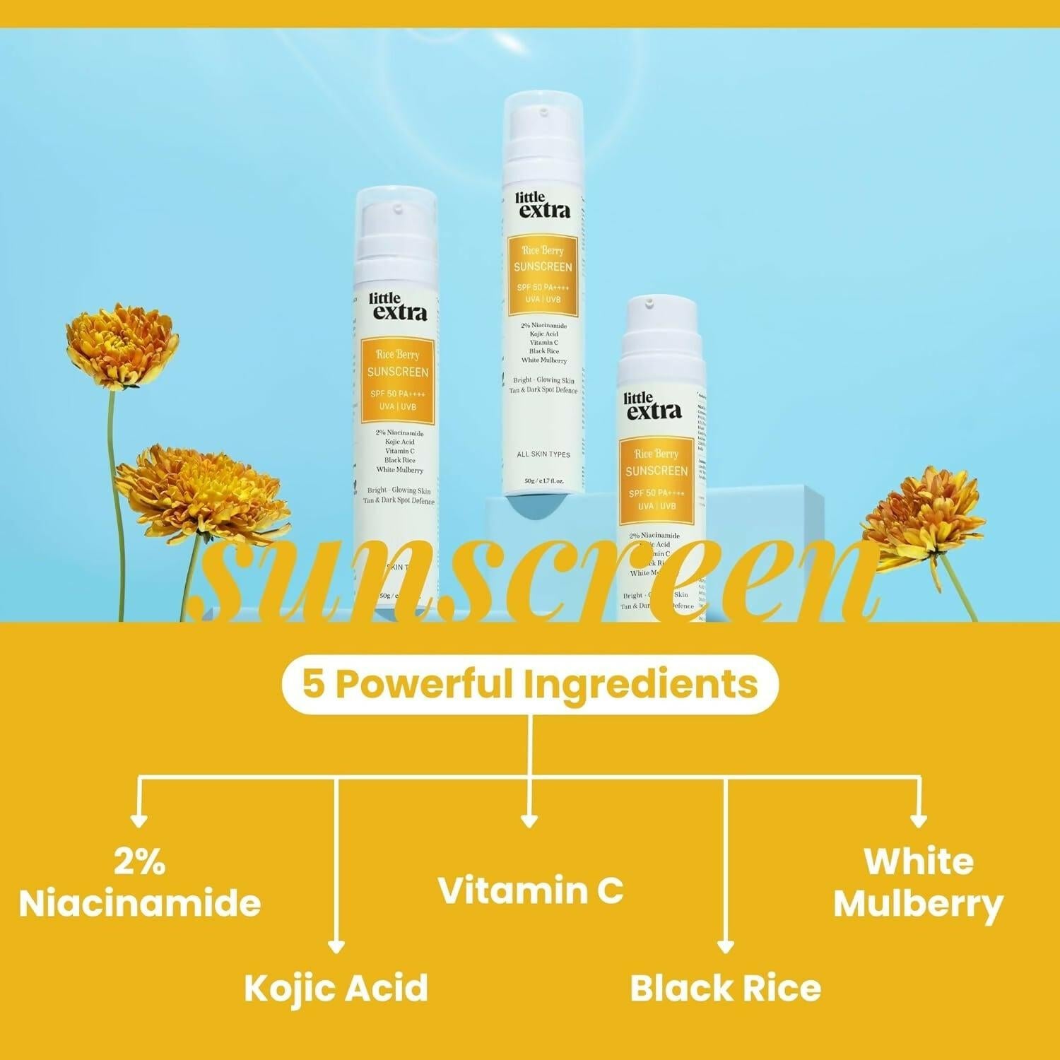 Little Extra Rice Berry Sunscreen with SPF 50 PA++++