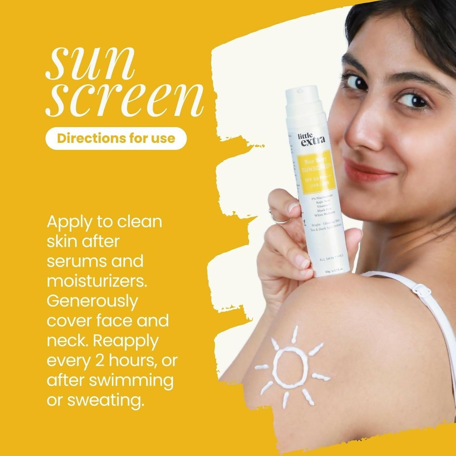 Little Extra Rice Berry Sunscreen with SPF 50 PA++++