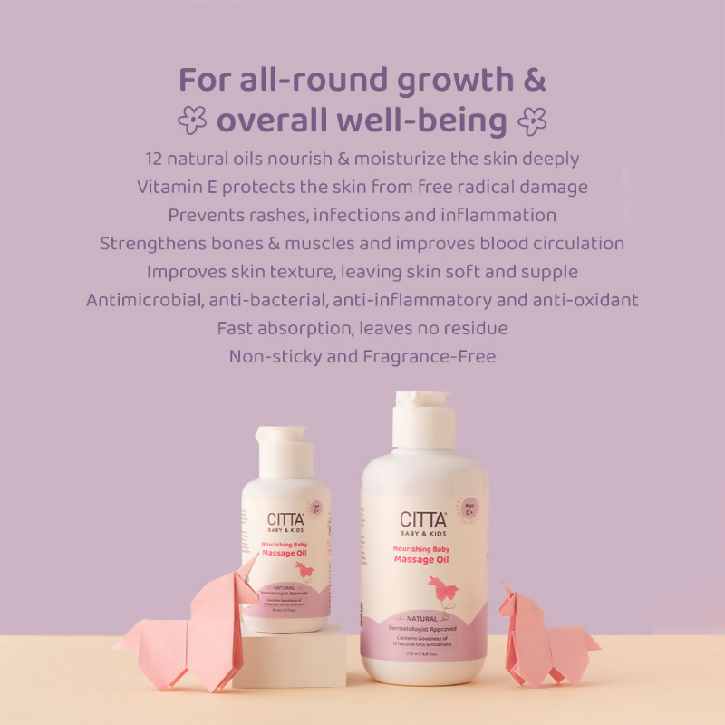 Citta Baby & Kids Nourishing Baby Massage Oil