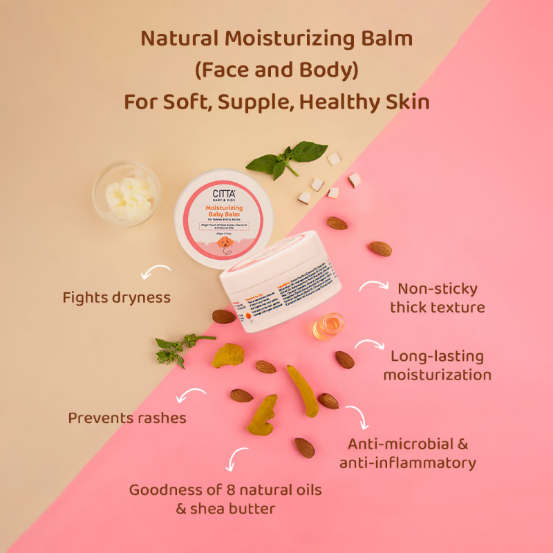 Citta Baby & Kids Moisturizing Baby Balm For Babies Kids & Adults