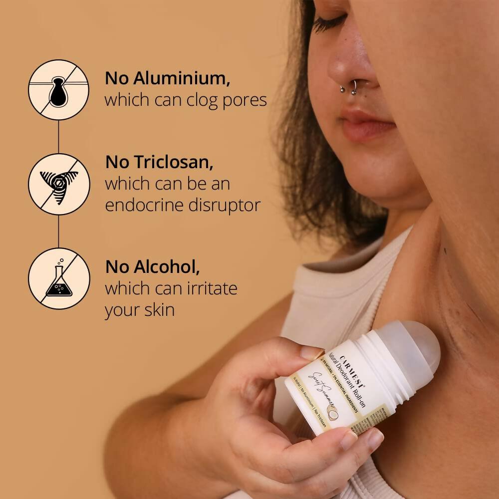 Carmesi Natural Underarm Roll On Deodorant for Women - Sweet Summer