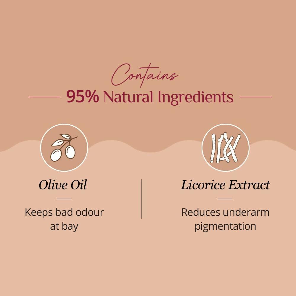 Carmesi Natural Underarm Roll On Deodorant for Women - Sweet Summer