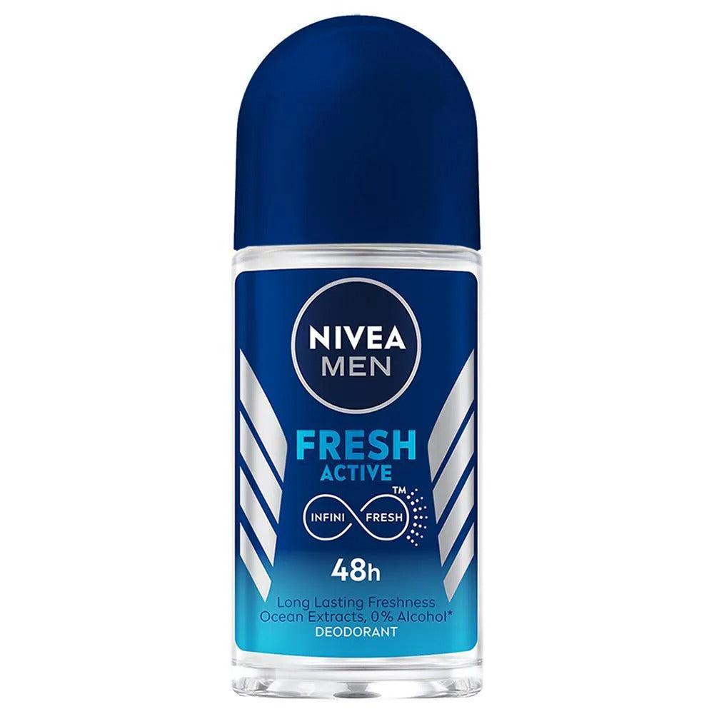 Nivea Men Fresh Active Deo Roll On 48 H Freshness