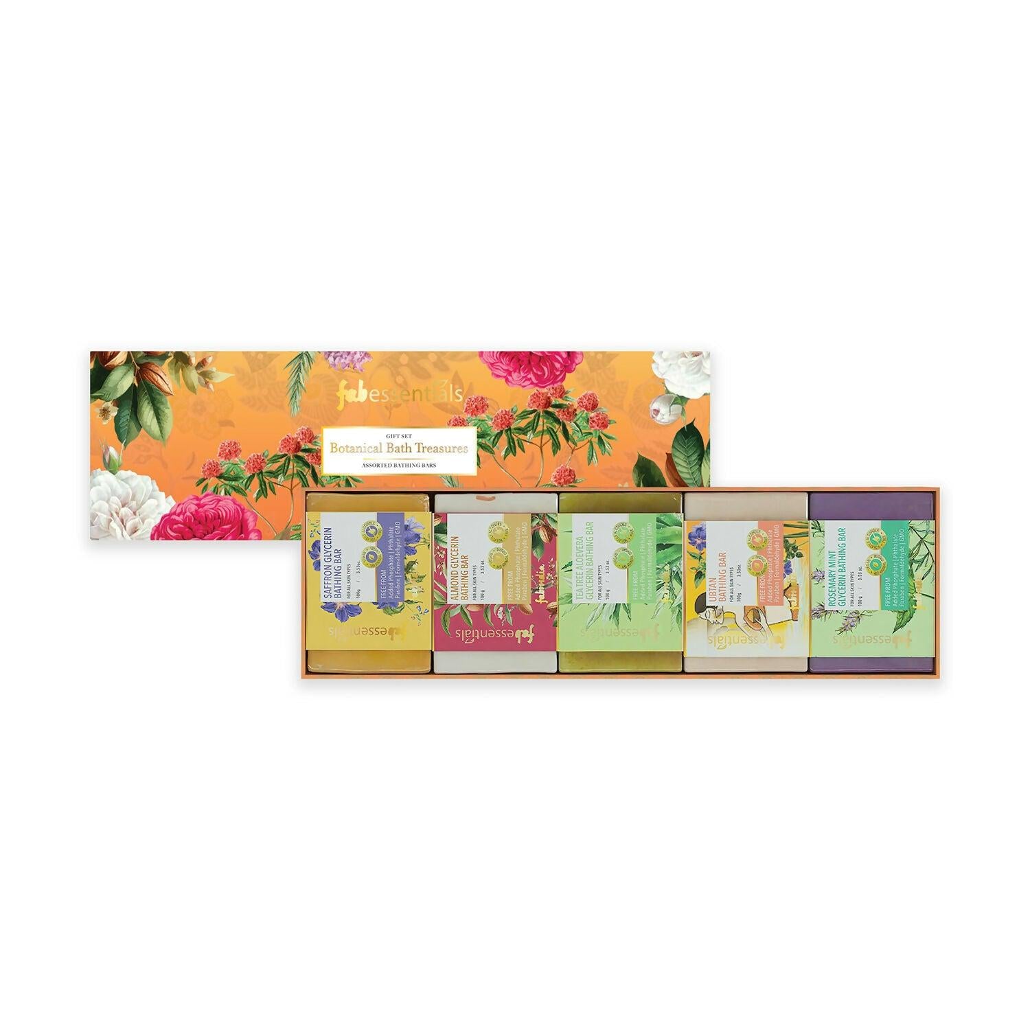 Fabessentials Botanical Assorted Bathing Bars Combo