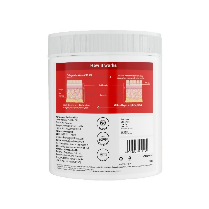 Nudge Collagen Peptide Mixed Fruit Flavour Protein Powder