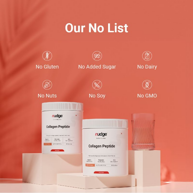 Nudge Collagen Peptide Mixed Fruit Flavour Protein Powder